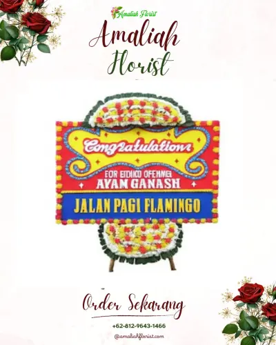 Bunga Papan Congratulation di Kalilangkap